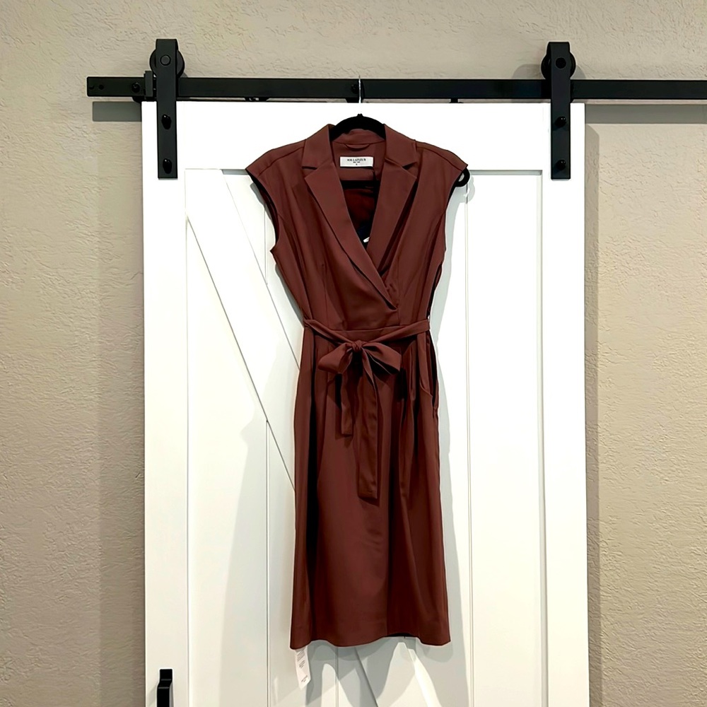 Mauve business casual dress